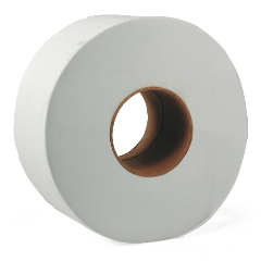JRT Bath Tissue,Embossed
Jumbo,2-Ply, White, 1000
ft/Roll
12cs 9&quot; Rolls/Carton