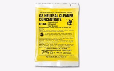 NEUTRAL CLEANER 2oz/72PK
CONCENTRATE MAKES 4GALLONS
GREEN SEAL