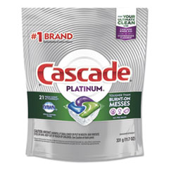CASCADE ACTION PACS 5/21PKS Fresh Scent, 11.7oz Bag,