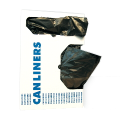 Low-Density Waste Can Liners,  4 gal, 0.35 mil, 17&quot; x 17&quot;, 