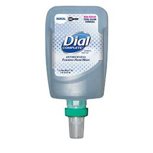 Dial Spring Water 
Antibacterial Foaming Hand 
Wash Refill for Dial FIT X2 
Manual Dispenser, Spring 
Water, 1.2 L, 3/Carton
