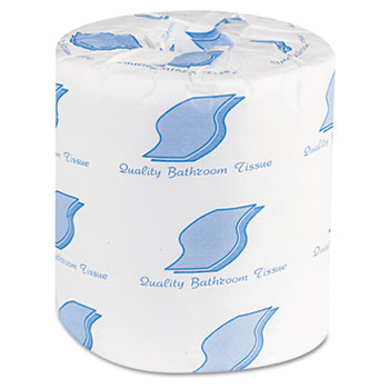 Bath Tissue, Septic Safe,  2-Ply, White, 500 Sheets/Roll, 