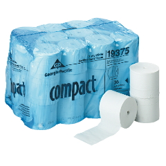 COMPACT CORELESS BATH TISSUE  WHITE,36/1000 Septic Safe