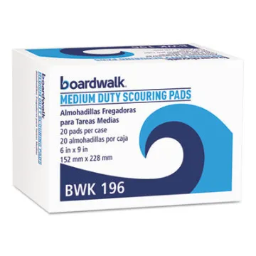 Medium Duty Scour Pad Green 6 X 9,  20/Carton