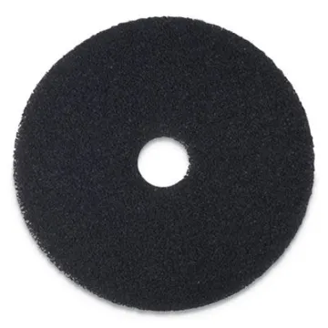 Stripping Floor Pads    20" Diameter    Black    5/Carton