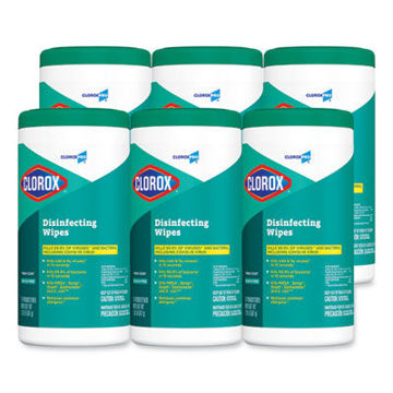 Disinfecting Wipes    7 X 8    Fresh Scent    75/Canister    6/Carton