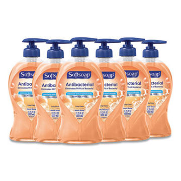 Antibacterial Hand Soap Crisp Clean 11.25 Oz Pump Bottle 6/Carton