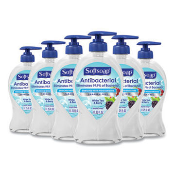 Antibacterial Hand Soap    White Tea And Berry Fusion    11.25 Oz Pump Bottle    6/Carton