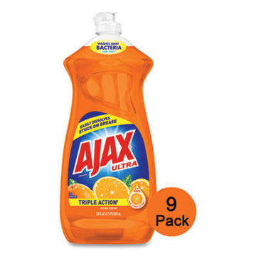 Dish Detergent    Liquid    Orange Scent    28 Oz Bottle    9/Carton