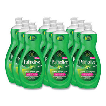 Palmolive Dishwashing Liquid Ultra Strength Original Scent 20 Oz Bottle 9/Ctn