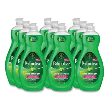 Palmolive Dishwashing Liquid Ultra Strength Original Scent 20 Oz Bottle 9/Ctn