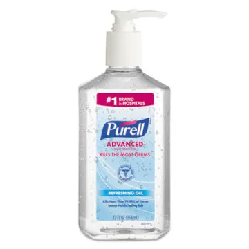 Advanced Refreshing Gel Hand Sanitizer Clean Scent 12 Oz Pump Bottle