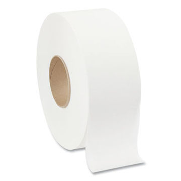 Jumbo Jr. Bathroom Tissue Roll    Septic Safe    2-Ply    White    1000 Ft    8 Rolls/Carton