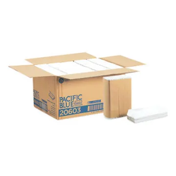 Pacific Blue Basic C-Fold Paper Towels   10 1/10X13 1/5    White    240/Pack   10 Pks/Ct