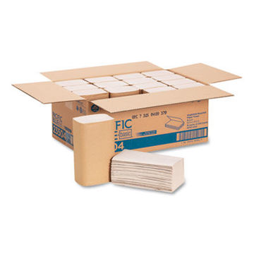 Pacific Blue Basic S-Fold Paper Towels    10 1/4X9 1/4    Brown    250/Pack    16 Pk/Ct
