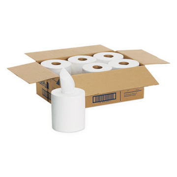 Sofpull Center-Pull Perforated Paper Towels   7 4/5X15    White   320/Roll   6 Rolls/Ctn