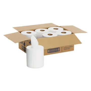 Sofpull Center-Pull Perforated Paper Towels   7 4/5X15    White   320/Roll   6 Rolls/Ctn