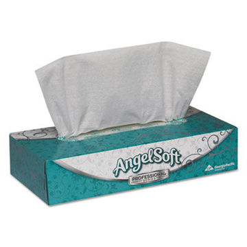 Premium Facial Tissues    2-Ply    White    100 Sheets/Flat Box    30 Boxes/Carton