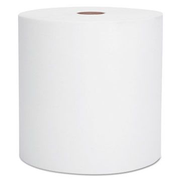 Essential High Capacity Hard Roll Towel    1.5" Core    8 X 1000 Ft    Recycled    White    6/Carton