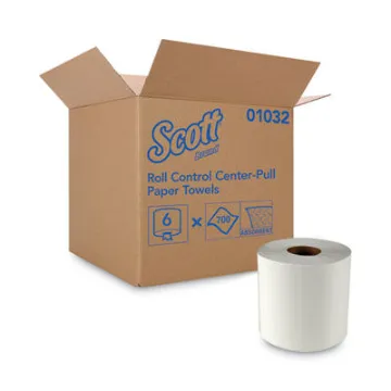 Essential Roll Control Center-Pull Towels    8 X 12    White    700/Roll    6 Rolls/Ct