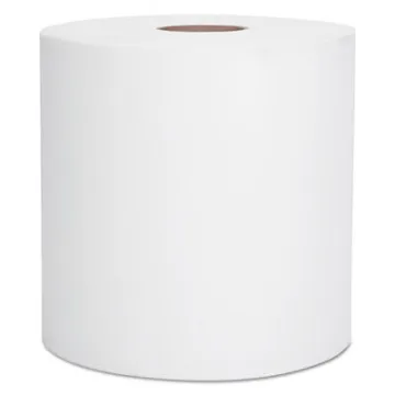 Essential Hard Roll Towel    1.5" Core    8 X 400Ft    White    12 Rolls/Carton