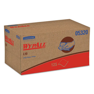 L10 Towels    Pop-Up Box    1Ply    9 X 10 1/2    White    125/Box    18 Boxes/Carton