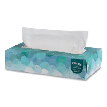 White Facial Tissue 2-Ply White  Pop-Up Box 100 Sheets/Box  36 Boxes/Carton