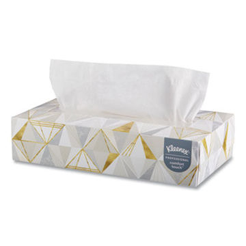 White Facial Tissue 2-Ply  White Pop-Up Box  125 Sheets/Box  48 Boxes/Carton