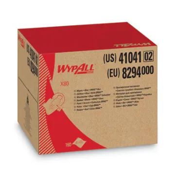 X80 Cloths    Brag Box    Hydroknit    Blue    11.1 X 16.8    160 Wipers/Carton