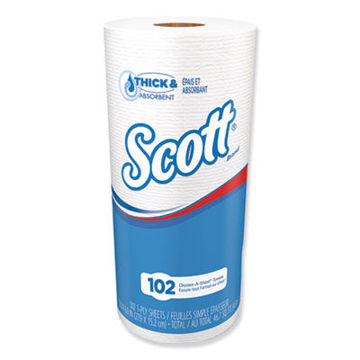 Choose-A-Sheet Mega Kitchen Roll Paper Towels    1-Ply    White    102/Roll    24/Carton