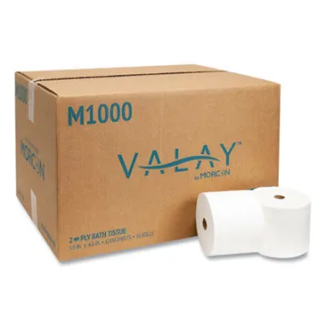 Small Core Bath Tissue    Septic Safe    2-Ply    White    1000 Sheets/Roll    36 Roll/Carton