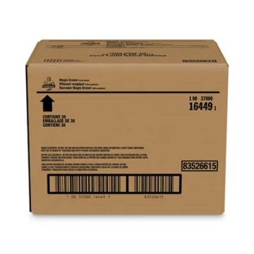 Magic Eraser Extra Durable    4 3/5" X 2 2/5"    7/10" Thick    White    30/Carton