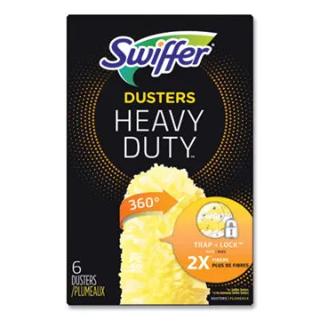 Heavy Duty Dusters Refill  Dust Lock Fiber Yellow 6/Box 4 Box/Carton