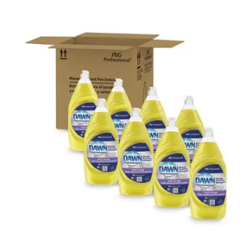 Manual Pot/Pan Dish Detergent    Lemon    38 Oz Bottle    8/Carton