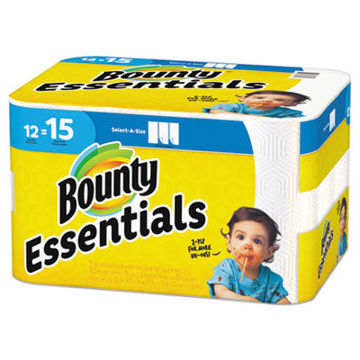 Essentials Select-A-Size Kitchen Roll Paper Towels    2-Ply    78 Sheets/Roll    12 Rolls/Carton