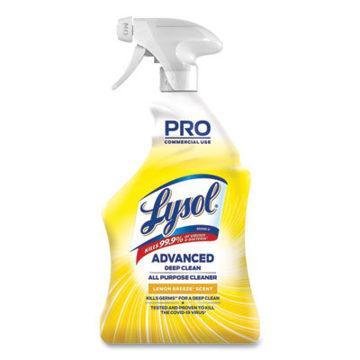 Advanced Deep Clean All Purpose Cleaner    Lemon Breeze    32 Oz Trigger Spray Bottle    12/Carton