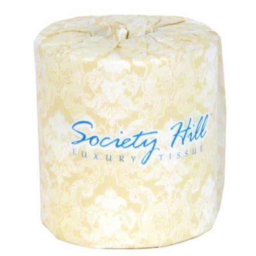 Picture of Bath Tissue 2 Ply  500 Sheets Per Roll 4.25"X3" 96 Cs Septic Safe, 100% virgin fibers