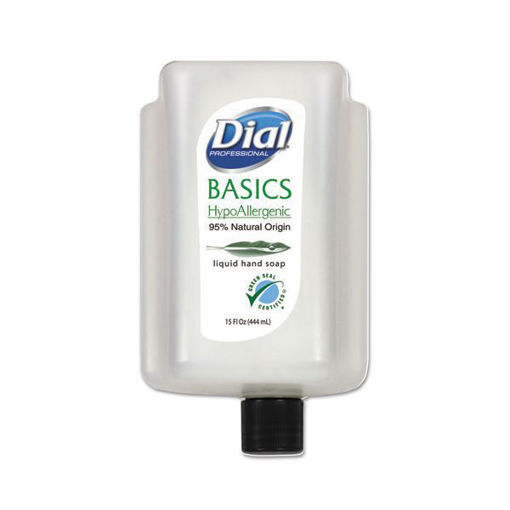 Picture of Dial Professional Amenity Liquid Hand Soap, Fresh Floral, 15 Oz Cartridge, 6/Carton