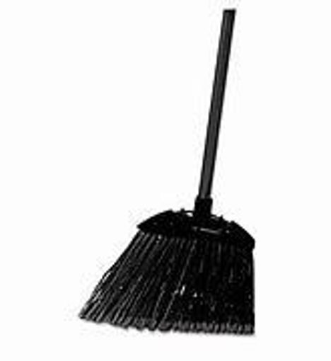 Picture of Lobby Dust Pan Broom Small 30"" Black Handle