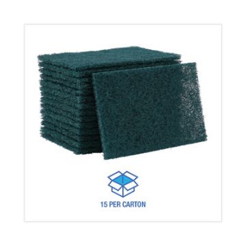 Picture of Heavy-Duty Scour Pad Green  6 X 9 18/Carton