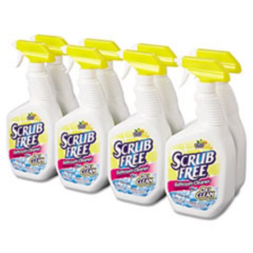 Picture of Scrub Free Soap Scum Remover, Lemon, 32 oz Spray Bottle, 8/Carton