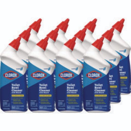 Picture of Toilet Bowl Cleaner with Bleach, Fresh Scent, 24 oz Bottle, 12/Carton