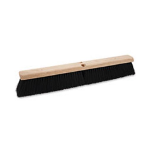 Picture of Floor Brush Head, 3" Black Polypropylene Bristles, 24" Brush