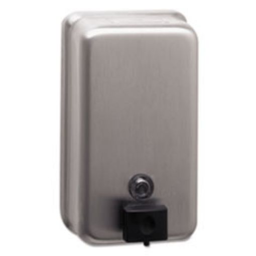 Picture of ClassicSeries Surface-Mounted Soap Dispenser, 40 oz, 4.75 x 3.5 x 8.13, Stainless Steel