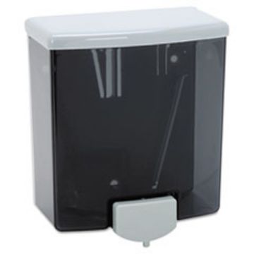Picture of Classicseries Surface-Mounted Liquid Soap Dispenser    40 Oz    5.81 X 3.31 X 6.88    Black/Gray