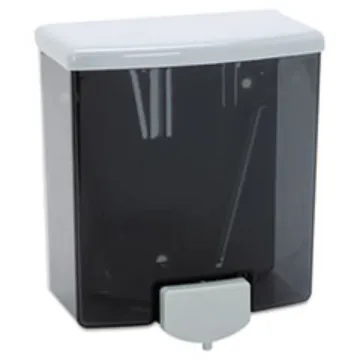 Picture of Classicseries Surface-Mounted Liquid Soap Dispenser    40 Oz    5.81 X 3.31 X 6.88    Black/Gray