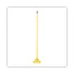 Picture of Quick Change Side-Latch Plastic Mop Head Handle, 60" Aluminum Handle, Yellow