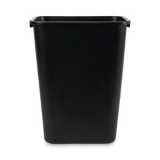 Picture of Soft-Sided Wastebasket    41 Qt    Plastic    Black