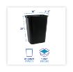 Picture of Soft-Sided Wastebasket    41 Qt    Plastic    Black