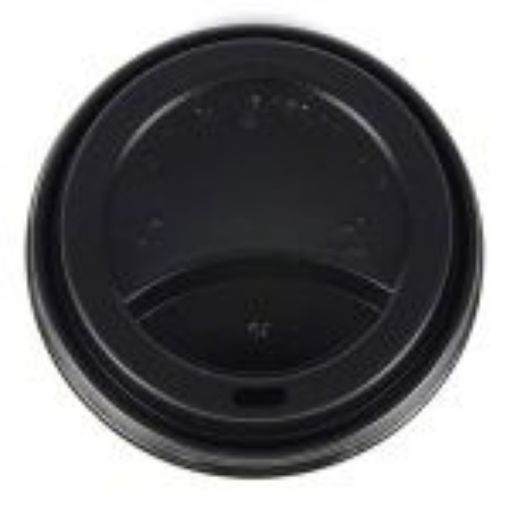 Picture of Vintage® Hot Cup Dome Lid black - 10 oz.-20 oz.1000 per case